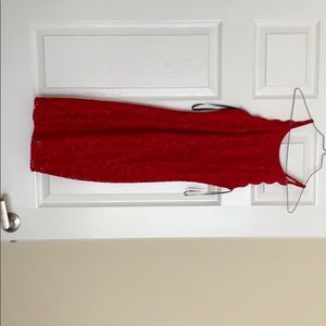 Red Lace BCX Dress